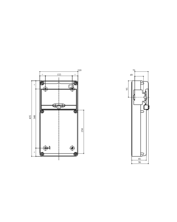 KUTI INDUSTRIALE 4P 8 MODULE - Image 2