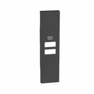 COVER PRIZË USB TIP A/C 1 MODUL E ZEZË 15W