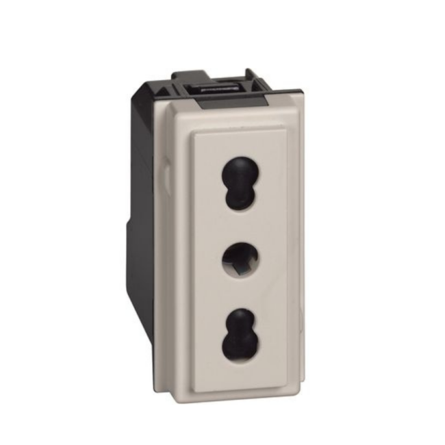BIVALENTE 2P+T 16A SABBIA