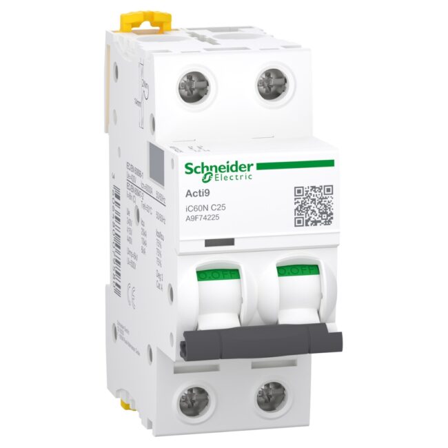 AUTOMAT MAGNETO-TERMIK 2P 2M 25A 6kA TYPE C