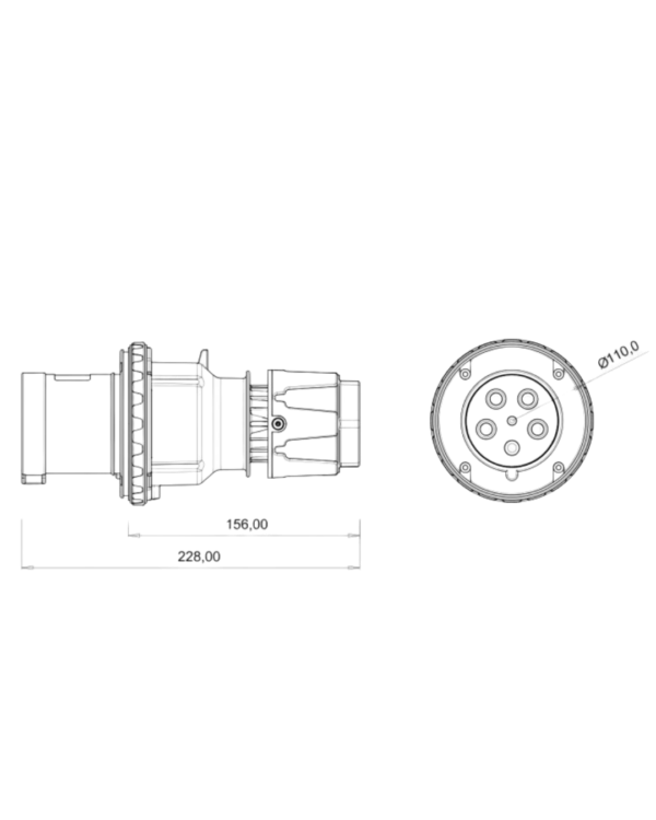 SPINË 5X63A 3P+T+N 380V IP44 - Image 2