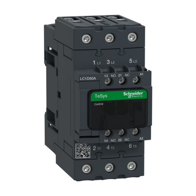 LËSHUES 3P D50 22KW 220V NO+1PCE NC AC 50/60 Hz