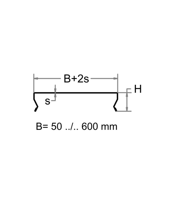 KAPAK KANALINE METAL B 400 (2.5M) - Image 2