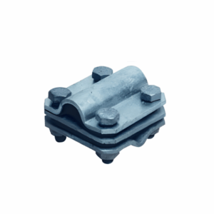 MORSETË KRYQ ME 3 PIASTRA SHTIZË-TEL