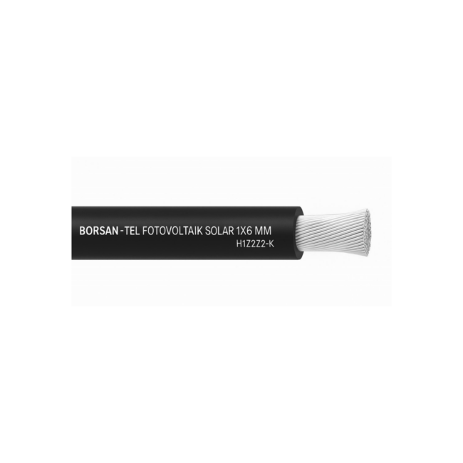 BORSAN-TEL FOTOVOLTAIK SOLAR 1X6 MM I ZI H1Z2Z2-K