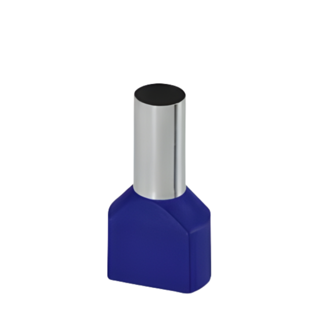 TERMINALE TELI DOPIO  2X16 MM2 BLU (100PCS/PACK)