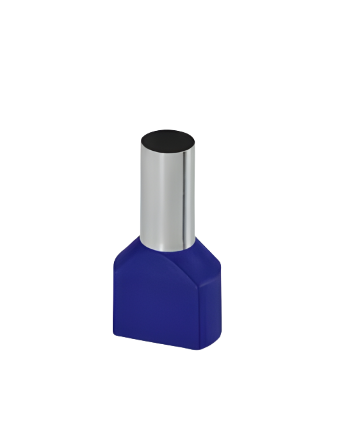 TERMINALE TELI DOPIO 2X16 MM2 BLU (100PCS/PACK)