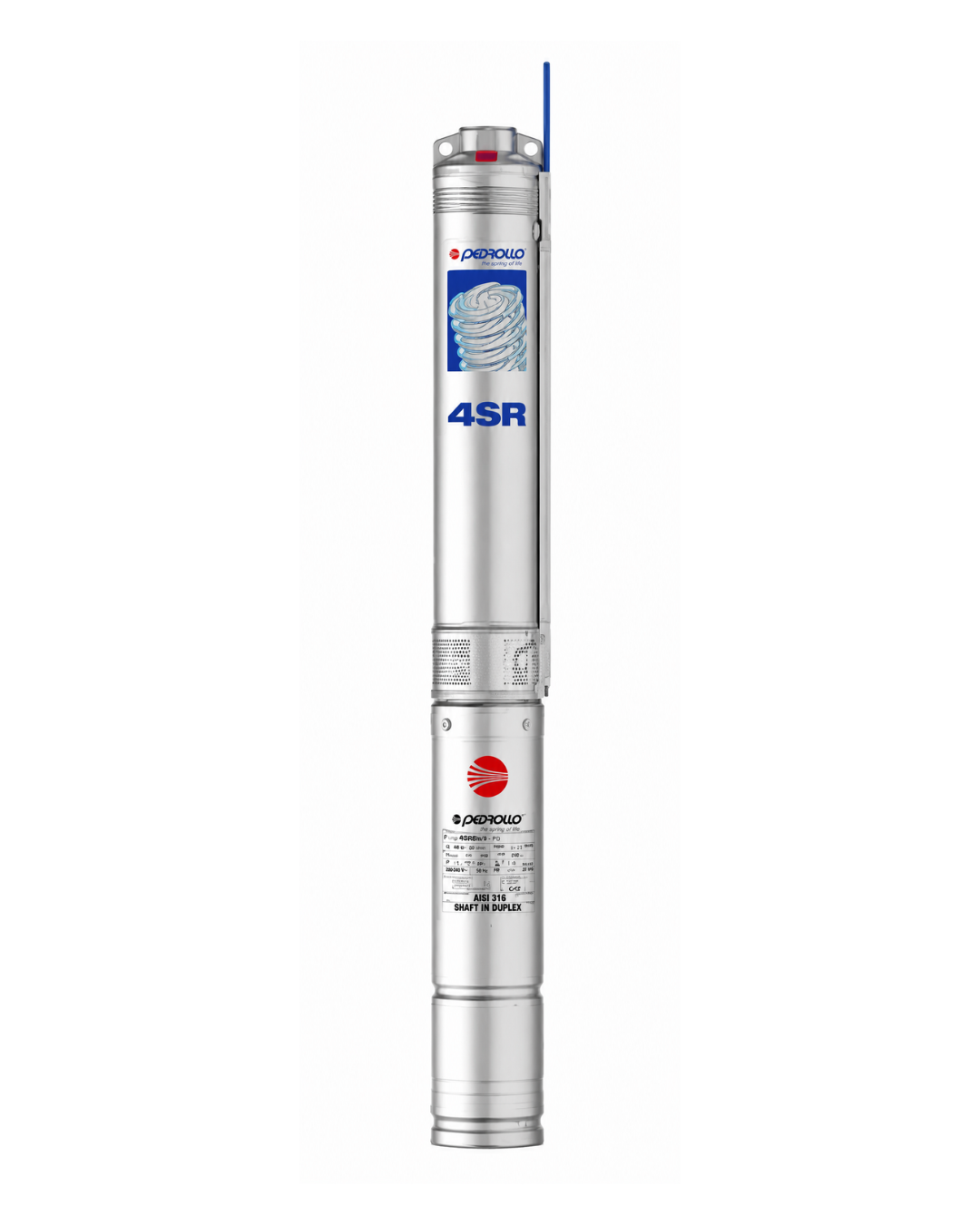 POMPË ZHYTËSE 4SR8M/9 1.5KW H 60-21M Q 0-200L/MIN